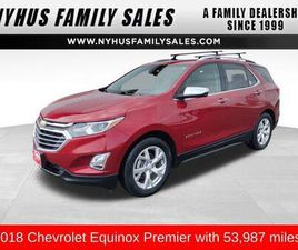 CHEVROLET EQUINOX USED 2018 CHEVROLET EQUINOX PREMIER