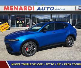 ALFA ROMEO TONALE ALFA ROMEO TONALE 1.6 DIESEL 130CV TCT6 VELOCE TETTO APRIBILE + TECHNO