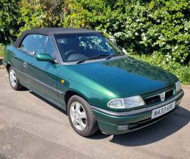 VAUXHALL, ASTRA, CONVERTIBLE, 1996, MANUAL, 1598 (CC), 2 DOORS