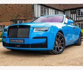 ROLLS ROYCE GHOST 6.75 V12 BLACK BADGE AUTO 4WD EURO 6 4DR (4 SEAT)
