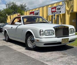 ROLLS ROYCE CORNICHE CABRIOLET USED 2000 ROLLS-ROYCE CORNICHE