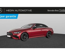 MERCEDES CLE CABRIOLET MERCEDES CLE CABRIOLET 200 AMG LINE | DISTRONIC | MEMORY ZETELS | WINDSCHUT | STOELVENTILATIE | 360° PARKEERPAKKET | BURMESTER | NIGHTPACK | RIJASSISTENSIEPAKKE