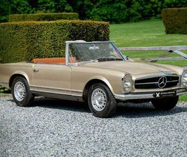 MERCEDES SL 250 SL PAGODE CALIFORNIA MANUAL - BELGIUM DELIVERY