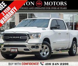 USED 2019 RAM 1500 BIG HORN*CREW CAB*4X4*PULL OUT TRAY*REV-CAM