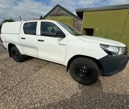 TOYOTA HILUX 2020 TOYOTA HILUX 2.4 D-4D ACTIVE 4WD EURO 6 (START/STOP) 4DR PICK UP DIESEL MANUAL