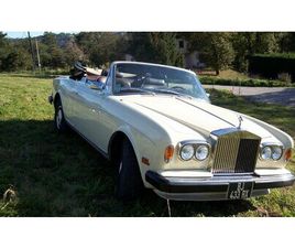 1981 ROLLS ROYCE CORNICHE CABRIOLET A VENDRE