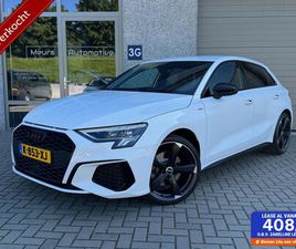 AUDI A3 SPORTBACK - 35 TFSI 2 X S-LINE ZWART OPTIEK/STOELVERW/19 INCH/VIRTUAL/NAVI/LED