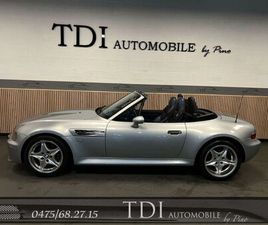 BMW Z3 M 3.2I*321CV*58.000KM*BELGE*CUIR*CLIM*ETAT NEUF*