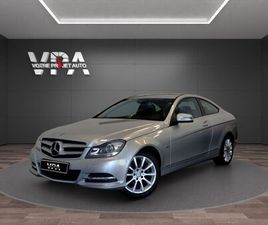 MERCEDES CLASE C COUPE C 180 MERCEDES C 180 COUPÉ BLUEEFFICIENCY • 156 CH • SIÈGES SPORT & CHAUFFANTS