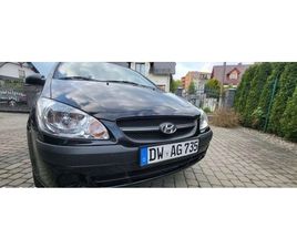 HYUNDAI GETZ HYUNDAI GETZ 1.1 BENZYNA ,EKONOMICZNY , KLIMATYZACJA, BARDZO NISKI PRZEBIEG