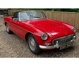 MG B 1965 MG MGB ROUGE MANUEL, 4 VITESSES CONDUITE À DROITE IN...