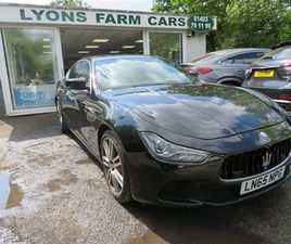 MASERATI GHIBLI S 3.0 V6 S SALOON 4DR PETROL ZF AUTOMATIC EURO 5 (410 PS) *£8, 000+ EXTRAS*