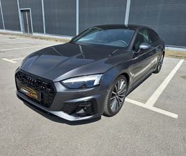 AUDI A5 SPORTBACK 35 TFSI S-LINE, PANO, VIRTUAL, MATRIX, AMBI, REG., 2024 GOD.