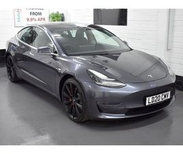 TESLA MODEL 3 PERFORMANCE PERFORMANCE (449 BHP) 4WDE (DUAL MOTOR 329 MILE RANGE) 4DR SALOON ELECTRIC AUTO