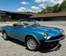 FIAT 124 SPIDER FIAT 124 SPIDER, OLDTIMER CABRIOLET, JAHRGANG 1984