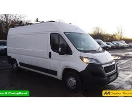 2.2 BLUEHDI 335 L3 H2 VAN, 66, 420 MILES, 1 OWNER, FULL SERVICE HISTORY, EURO 6, 6 SPEED MANUAL, SAT