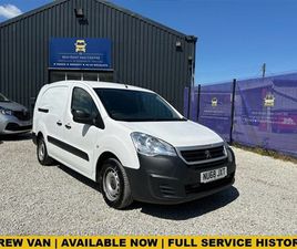 PEUGEOT PARTNER COMBI 1.6 BLUEHDI 744 S COMBI VAN 6DR DIESEL MANUAL L2 (113 G/KM, 97.64 BHP)
