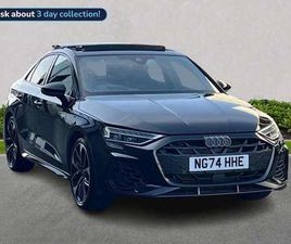 S3 TFSI BLACK EDITION QUATTRO 4DR S TRONIC