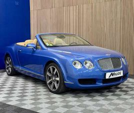 BENTLEY CONTINENTAL GTC CABRIOLET 6.0I W12 560 CH - IMMATRICULATION FRANÇAISE