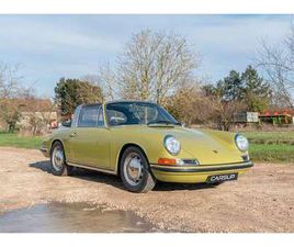 PORSCHE 911 CLASSIC TARGA 912 TARGA SOFT WINDOW SWB (CHÂSSIS COURT) - GOLDEN GREEN DE 1968