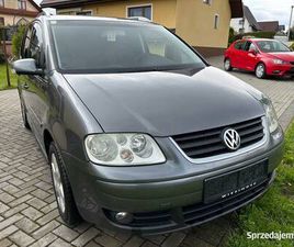 VOLKSWAGEN TOURAN VOLKSWAGEN TOURAN 2006 1.9 TDI 105KM ALUFELGI KLIMA NAVI KAMERA LIPNICA MALA - SPRZEDAJEMY.PL