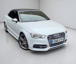 2016 AUDI S3 2.0 TFSI QUATTRO (300PS) NAV CABRIOLET 2D S TRONIC