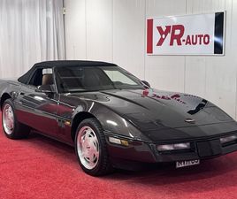 CORVETTE C4 CABRIOLET CHEVROLET CORVETTE CONVERTIBLE 5,7 TPI V8 AT SUOMI-AUTO / VALMIS MUSEOREKISTERÖITÄVÄKSI / CORSA PERFORMANCE-PUTKISTO / ILMASTOINTI / - SUOMIHISTORIALLA ASIALLIN