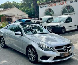 MERCEDES CLASSE E COUPE 220 CDI EXECUTIVE BVA / 1ÈRE MAIN ORIGINE FRANCE / HISTORIQUE / 50000KM