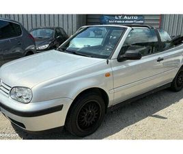 VOLKSWAGEN GOLF CABRIOLET VOLKSWAGEN GOLF IV CABRIOLET KARMANN 1.6 I 100CV 2 PORTES PNEUS/CARDAN ET RÉVISION NEUVE « GARANTIE MOIS »