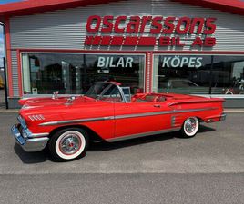 CONVERTIBLE. SVENSK HELRENOVERAD BIL.