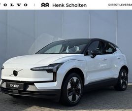 VOLVO EX30 SINGLE VOLVO EX30 - SINGLE MOTOR 50KWH PLUS | NIEUWE AUTO | STOEL- EN STUURWIEL VERWARMING | PREMIUM AUDIO BY