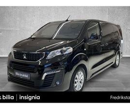 PEUGEOT E-TRAVELLER 75 75KWH . 7 SETER, DAB+, RYGGEKAMERA, CRUISEKONTROLL. 2021 SVART