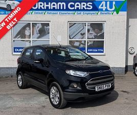 FORD ECOSPORT 1.0T ECOBOOST ZETEC SUV 5DR PETROL MANUAL 2WD EURO 6 (START/STOP) (125 PS)