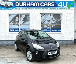 FORD KA 1.2 ZETEC HATCHBACK 3DR PETROL MANUAL EURO 5 (START/STOP) (69 PS)