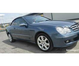 MERCEDES CLK 200CABRIO 100% SPRAWNE, FAKTURY WYMIAN NA 11TYŚ ZL WERBKOWICE - SPRZEDAJEMY.PL
