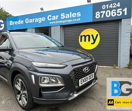 HYUNDAI KONA 1.0 T-GDI PREMIUM SE SUV 5DR PETROL MANUAL EURO 6 (START/STOP) (120 PS)