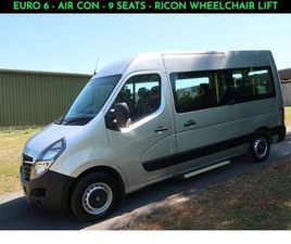 2020 VAUXHALL MOVANO 2.3 CDTI 3500 BITURBO EDITION L2 H2 WHEELCHAIR ACCESSIBLE MINIBUS FWD EURO ...
