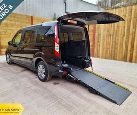 FORD GRAND TOURNEO CONNECT PASSENGER UP FRONT OR DRIVE FROM WHEELCHAIR ACCESSIBLE VEHICLE WAV