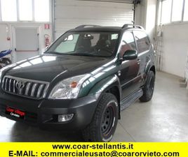 TOYOTA LAND CRUISER LAND CRUISER 3.0 D-4D 16V CAT 3 PORTE SOL