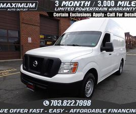 NISSAN CARGO USED 2012 NISSAN NV CARGO 2500 S