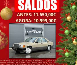 MERCEDES-BENZ 190 D 2.5 TURBO, CX. A., 122CV