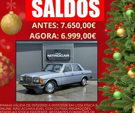 MERCEDES CLASSE E 300 D MERCEDES-BENZ W123 300D LIMOUSINE