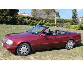 1994 MERCEDES E CLASS ROUGE FONCÉ MANUEL, 5 VITESSES COND...