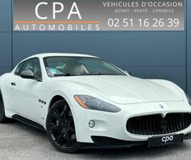 MASERATI GRANTURISMO SPORT MASERATI GRANTURISMO S 4.7 450 CH BOITE F1 / PACK MC SPORT SUIVI COMPLET EMBRAYAGE 46%