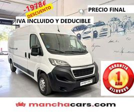 PEUGEOT BOXER FURGÓN 2.2BLUEHDI 335 L3H2 S&S 140