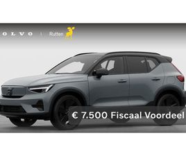 VOLVO EX40 VOLVO EX40 252PK SINGLE MOTOR EXTENDED RANGE 82 KWH PLUS BLACK EDITION/ LOUNGE PAKKET / PANORAMADAK / EXTRA GETINT GLAS / NUBUCK BEKLEDING