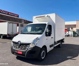RENAULT MASTER III 2.3 DCI 130 EURO 6 CHÂSSIS CABINE FRIGORIFIQUE - FRIGO ROUTE + SECTEUR 220V MONO – HAYON ÉLÉVATEUR + PORTE LATÉRALE