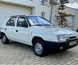 SKODA FAVORIT 136 L 7000 KM-T FUTOTT! GYÜJTŐI DARAB! EREDETI ALKATRÉSZEKKEL! RITKASÁG!