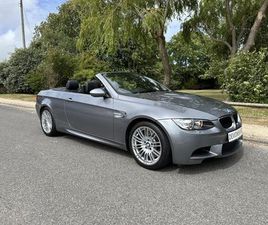 BMW SERIE 3 CABRIO M3 BMW M3 4.0 V8 6 SPEED MANUAL CONVERTIBLE ONLY 22000 MILES