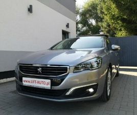 PEUGEOT 508 PEUGEOT 508 I 2.0HDI 163KM KLIMATR FULL LED AUTOMAT KAMERA ALU SKÓRA SALON GWARANC